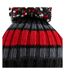 Beechfield Unisex Adult Hygge Striped Beanie (Black Cherry) - UTPC4694