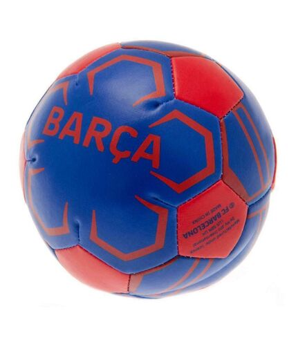 Barcelona FC Soft Mini Football (Red/Blue) (One Size)
