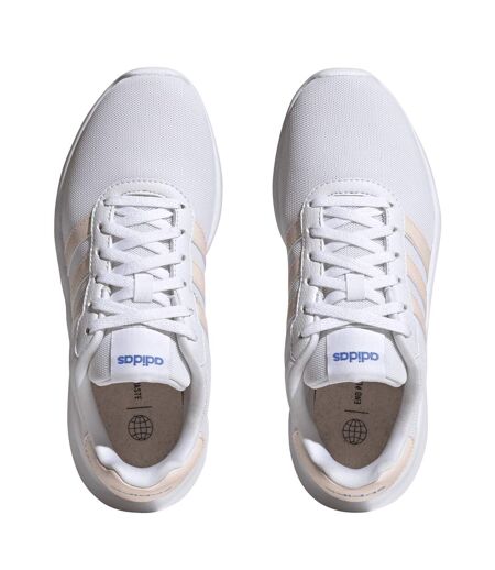 Womens/ladies Lite Racer 3.0 Trainers Cloud White Quartz Blue Adidas