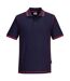 Portwest Mens Essential Two Tone Polo Shirt (Navy/Red) - UTPW117