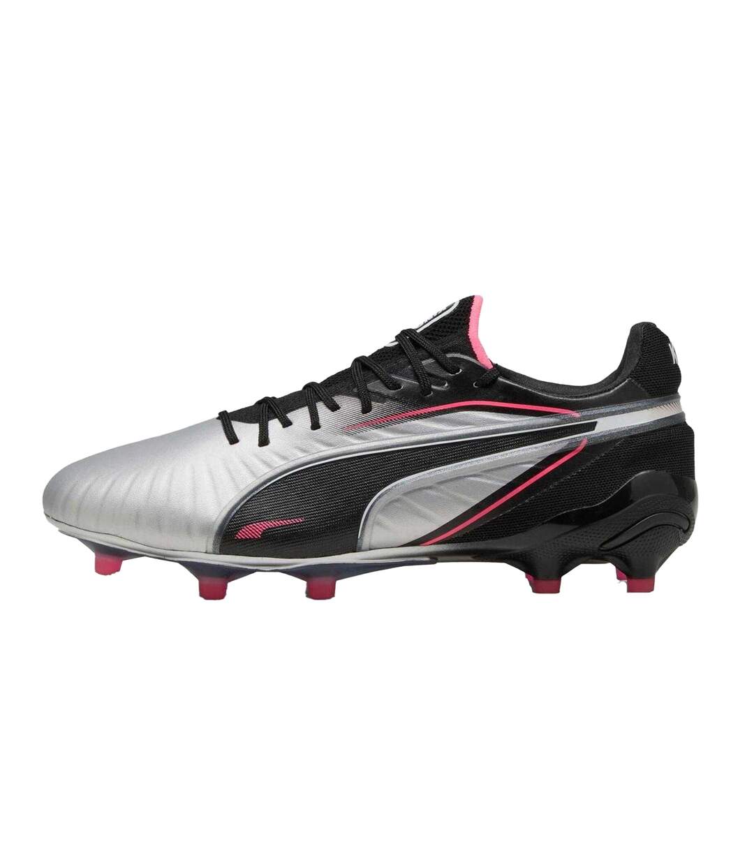 Womens/ladies King Ultimate Firm Ground Football Boots Silver Black Puma-2