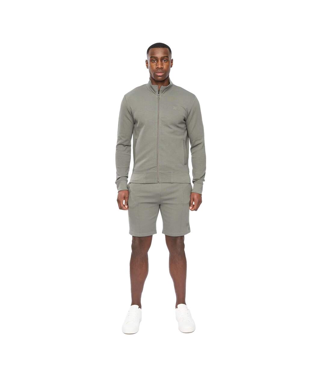 Mens hannings full zip top olive Duck and Cover-4