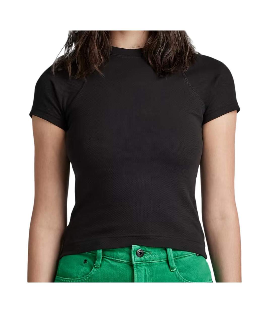 T-shirt noir femme g-star raw d22767-1