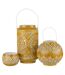 Lanterne Cylindrique Métal Sévilla 45cm Ocre-3
