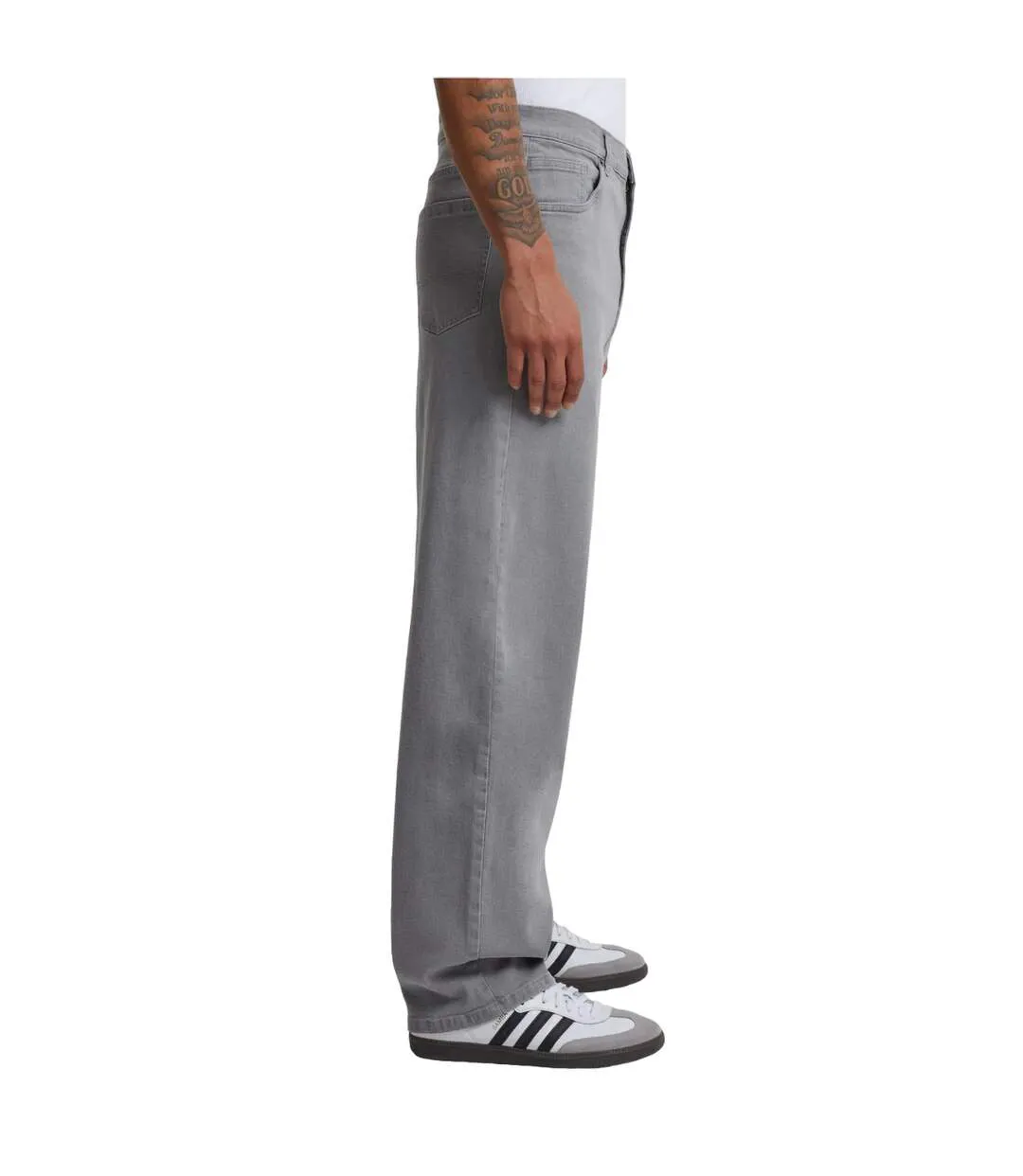 Jean 90s Homme Gris Délavé Urban Classics-4