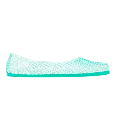 Womens/ladies Iro Jelly Shoes Aqua Ancient Greek Sandals