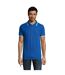 Polo manches courtes pasadena homme bleu roi/blanc SOLS-4