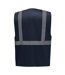 Yoko Unisex Adult Executive Hi-Vis Vest (Navy) - UTPC5507
