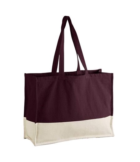 Tote Bag Motif/style Contrasté Earthaware Taille Unique Pourpre Naturel Westford Mill
