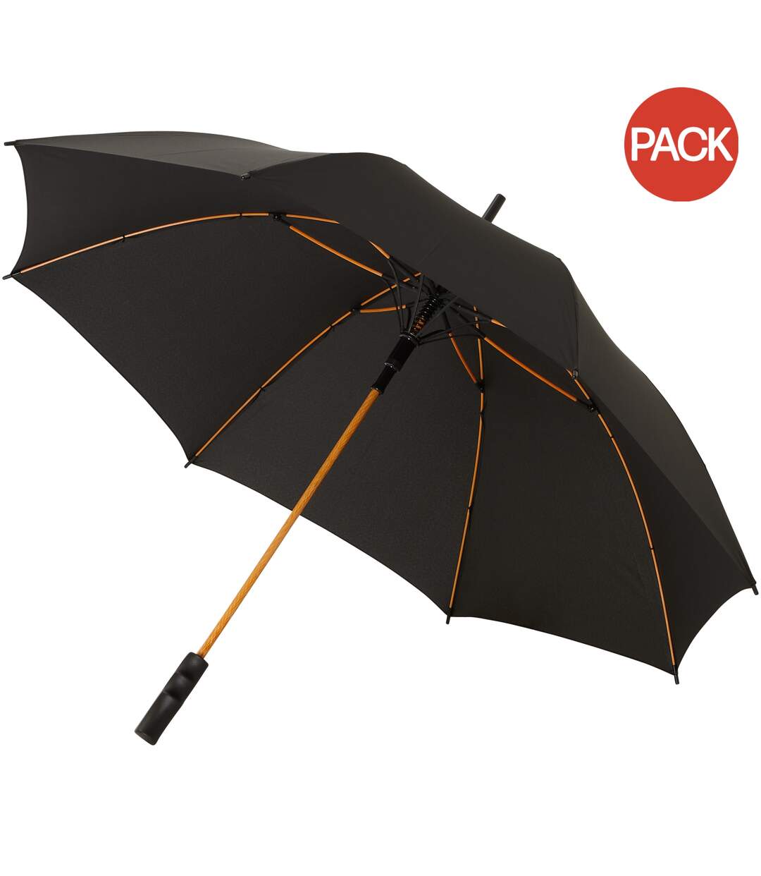 Parapluie spark taille unique noir / orange Avenue-1