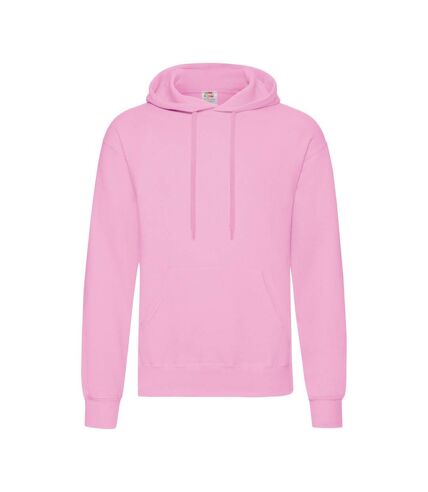 Sweat à capuche homme rose clair Fruit of the Loom