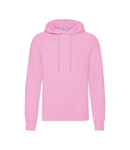 Sweat à capuche homme rose clair Fruit of the Loom