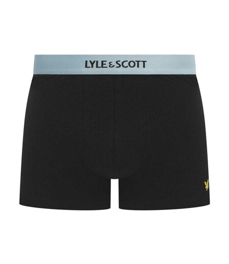 Pack Of 3  Mens Devon Boxer Shorts  Black Multicoloured Lyle & Scott