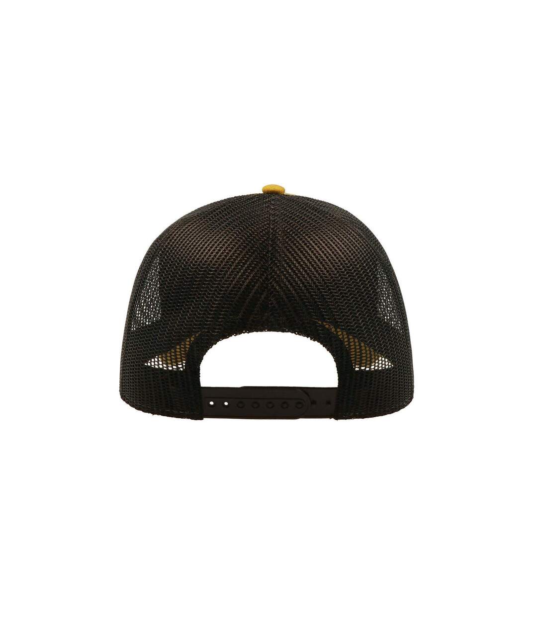 Casquette Style Trucker Rapper Mixte Jaune Foncé Noir Atlantis-1