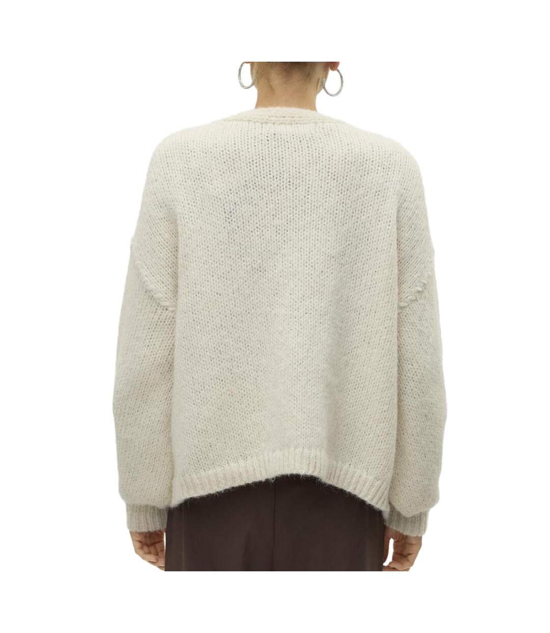 Gilet blanc femme vero moda feng-2