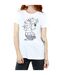Disney Womens/Ladies Frozen Elsa Sketch Cotton Boyfriend T-Shirt (Blanc) - UTBI24667-3