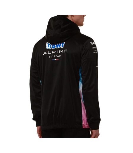 Veste noire/turquoise homme kappa adrafi - s