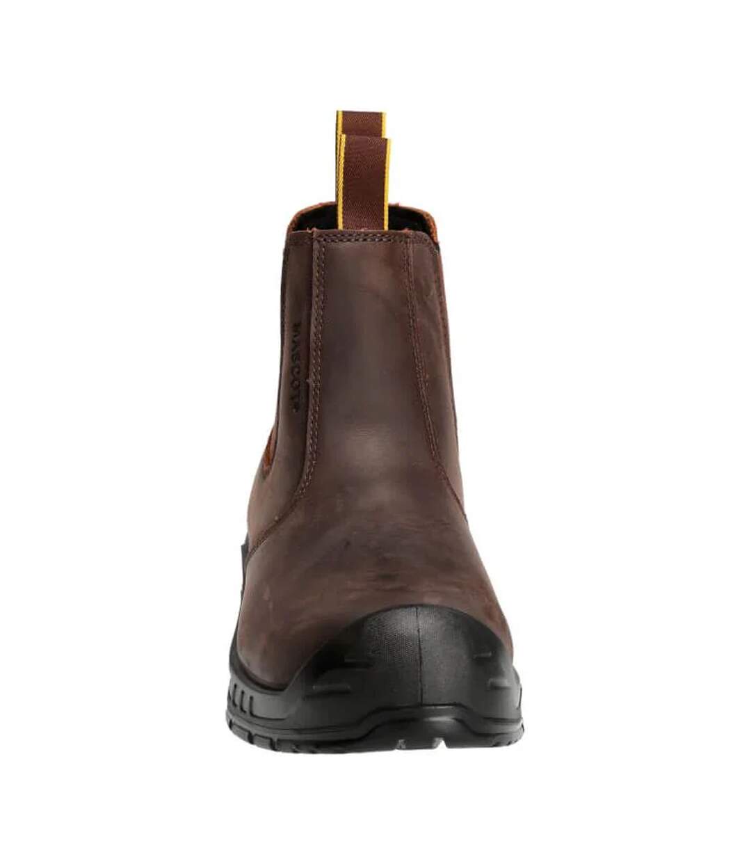 Womens/ladies Footwear Originals Leather Safety Boots Dark Brown Black Mascot-4