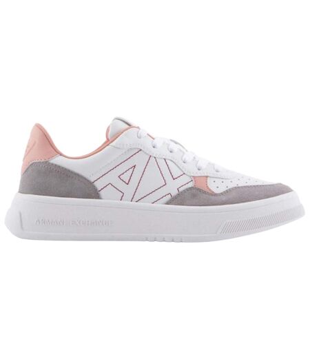Baskets Femme Blanc Rose Armani Exchange