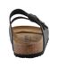 Mens Arizona Buckle Leather Lightweight Sandals Black Birkenstock-2