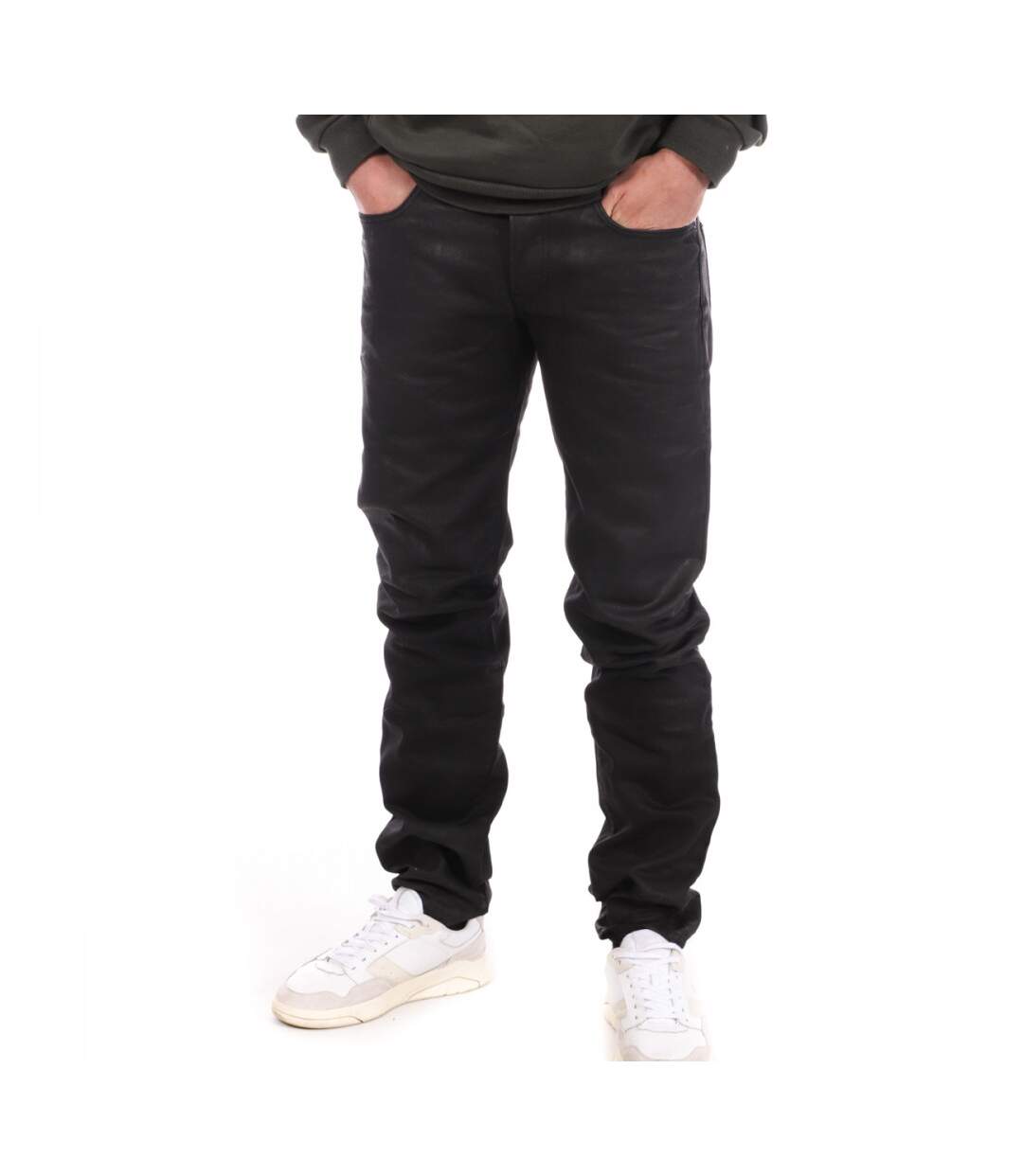 Jeans Noir Enduit Homme G-Star Cobler