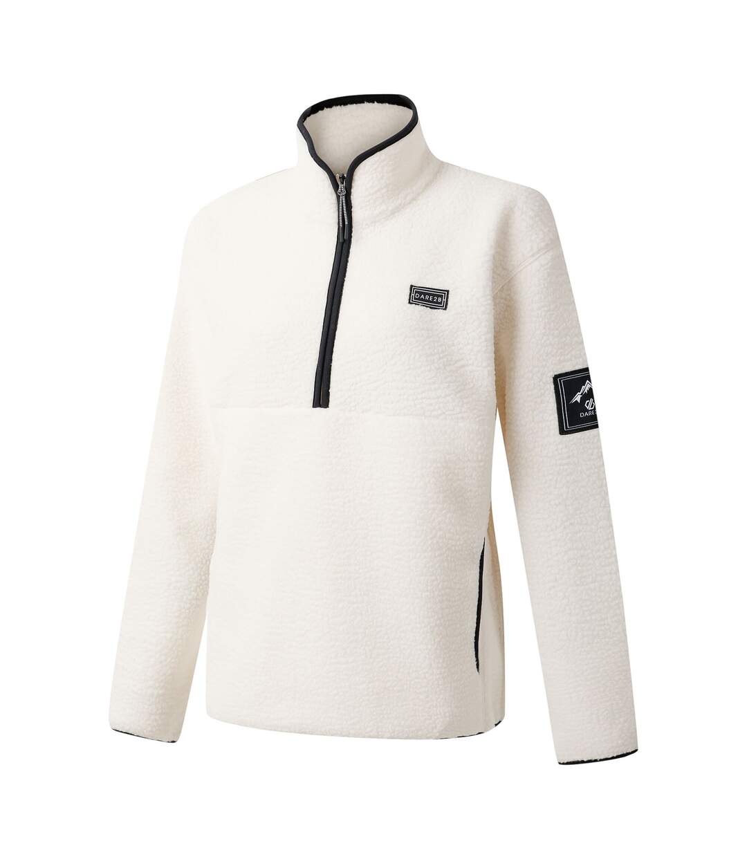 Haut Polaire À Col Montant Zippé Slide Out Femme Blanc Dare 2B-3