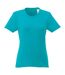 Womens/ladies heros short-sleeved t-shirt aqua Elevate