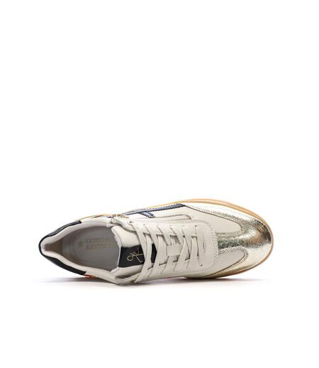 Baskets beige/blanc femme marco tozzi guido maria
