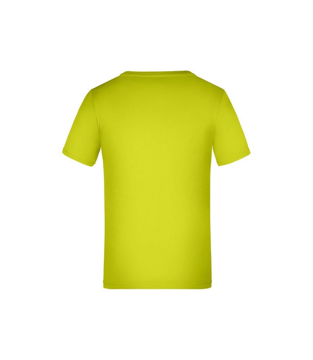 T-shirt active enfant jaune fluo James and Nicholson-2