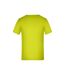 T-shirt active enfant jaune fluo James and Nicholson-2