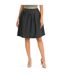 Skirt with fold and decorative pleat 6Z2N662N59Z woman-1