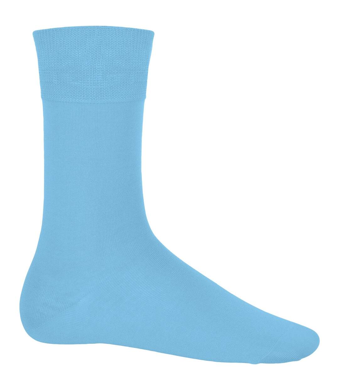 Cotton city chaussettes homme bleu ciel Kariban