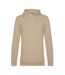 Sweat À Capuche Motif/style Uni Homme Marron B&C-1