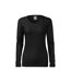 T-shirt Manches Longues Femme Jaune Malfini-1