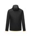 Veste Hybride Chinée À Capuche Andreson Homme Noir Jaune Sombre Regatta-3