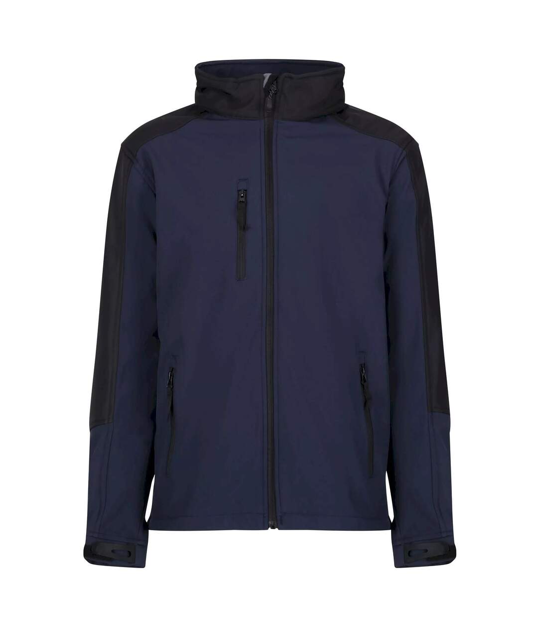 Reid Mens Softshell Wind Resistant Water Repellent Jacket Navy Blue Regatta-2