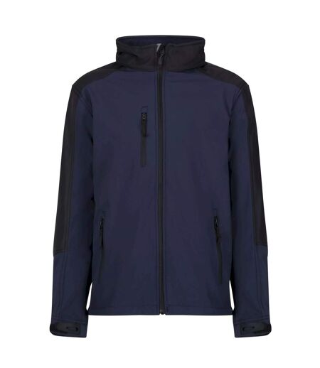 Reid Mens Softshell Wind Resistant Water Repellent Jacket Navy Blue Regatta