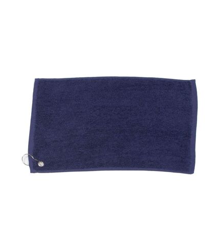 Luxury golf towel one size navy Towel City