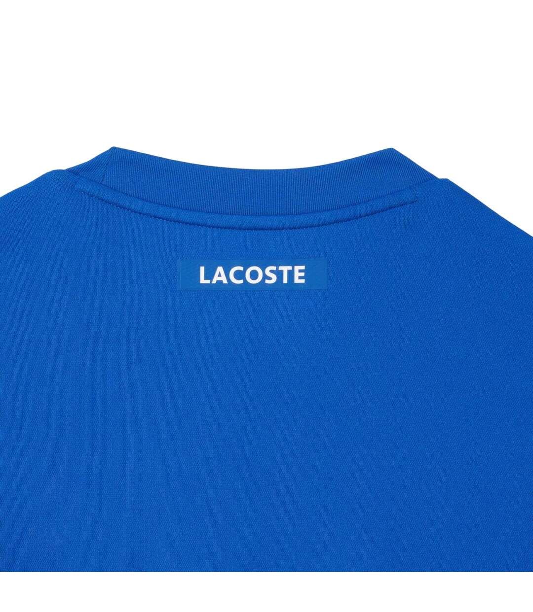 T-shirt homme bleu Lacoste-4