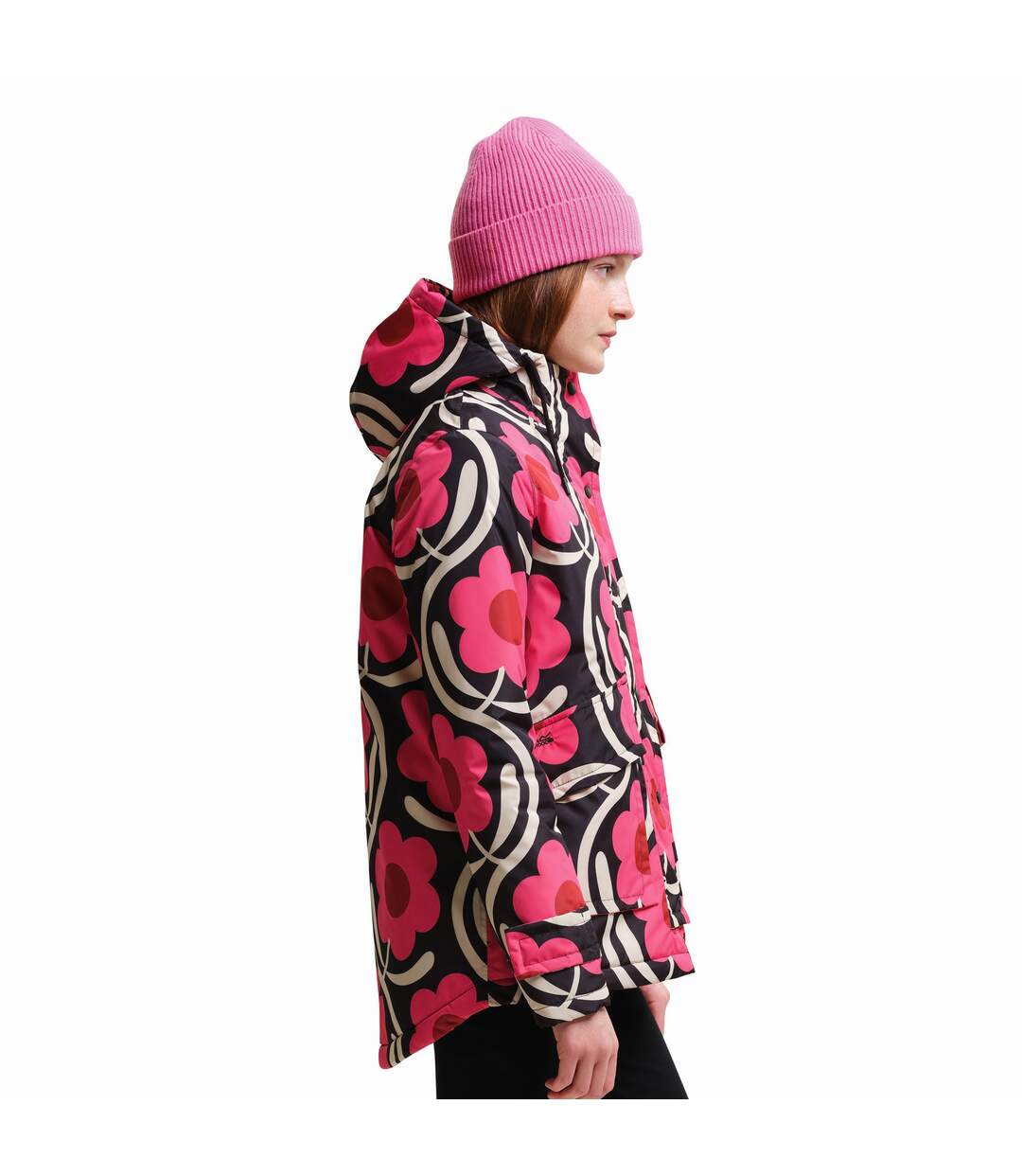 Womens/ladies Orla Kiely Swing Floral Waterproof Jacket Apple Blossom Pink Regatta-4