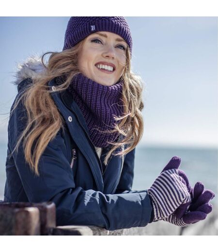 Bonnet Femme Thermique Chaud avec Doublé Polaire