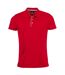 SOLS Mens Performer Short Sleeve Pique Polo Shirt (Red)