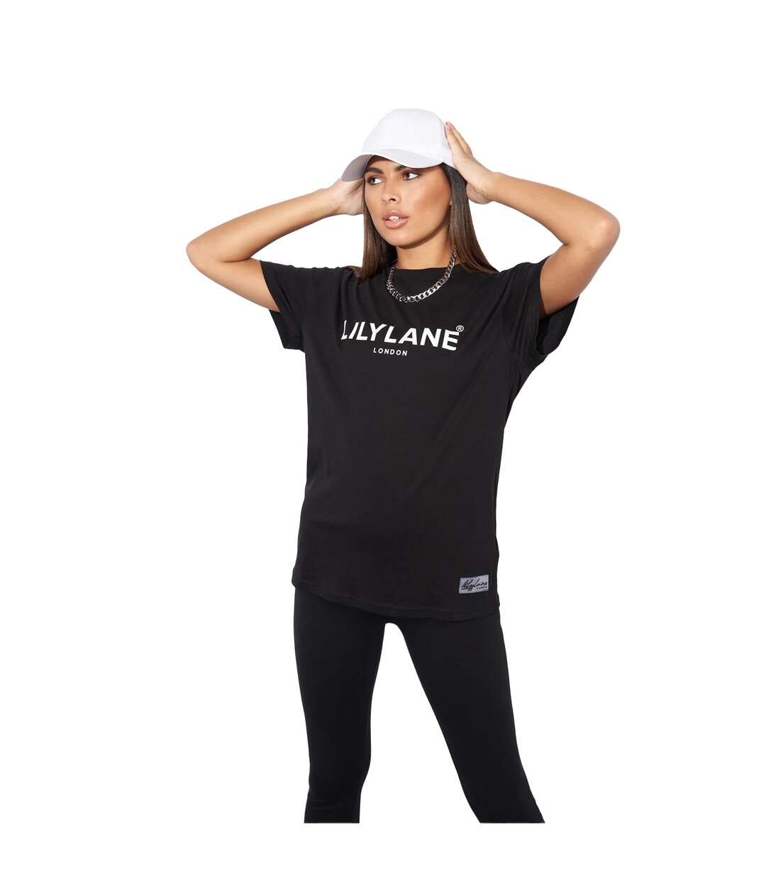 T-shirt Eliana Femme Noir Lily Lane-2