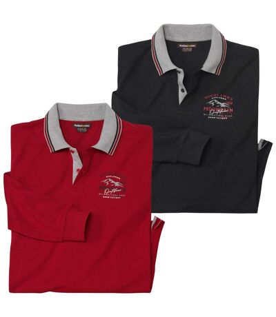 Lot de 2 Polos Coton Highlands