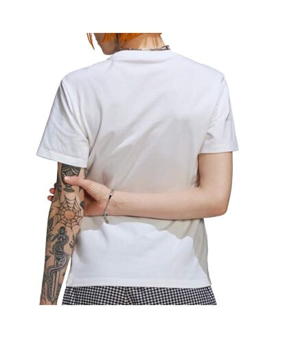 T-shirt Blanc Femme Adidas Trefoil - 14A