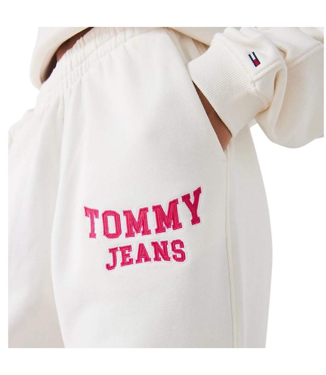 Pantalon De Jogging Varsity Femme Blanc Tommy Jeans-4