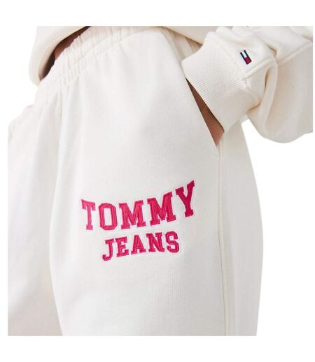 Pantalon De Jogging Varsity Femme Blanc Tommy Jeans