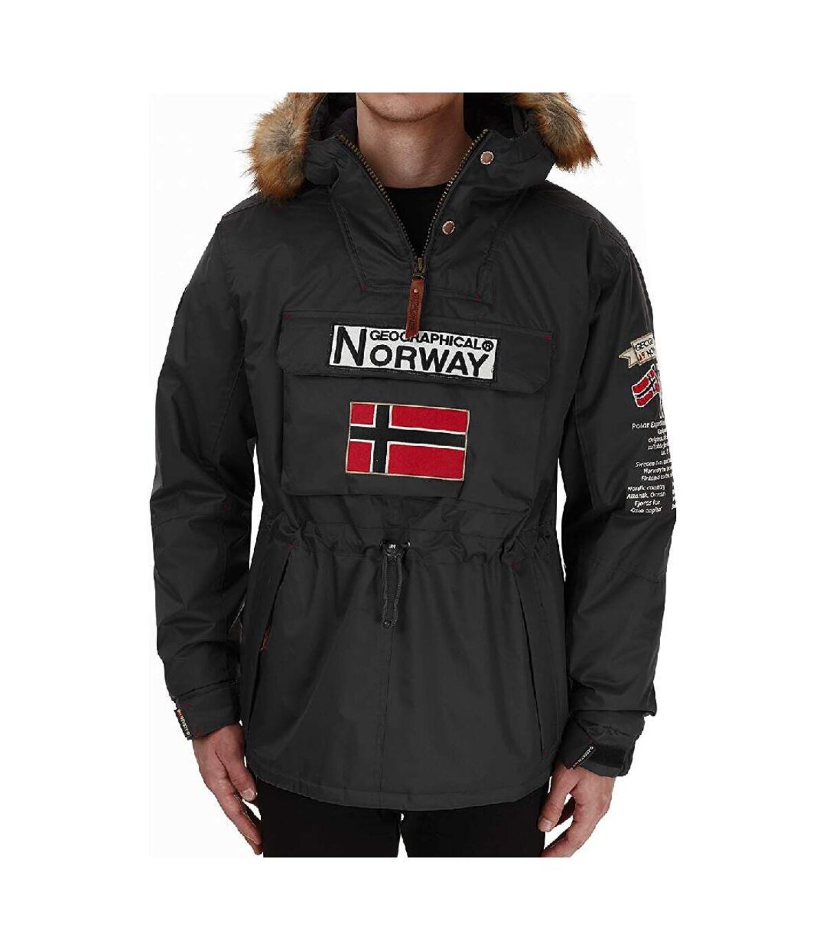 Parka Noire Homme Geographical Norway Barman