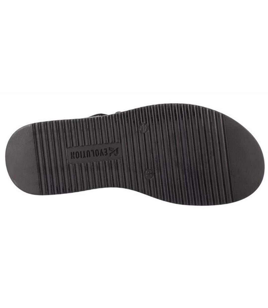 Sandales Femme Noir Rieker-4