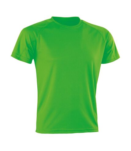 T-shirt impact aircool mixte vert Spiro